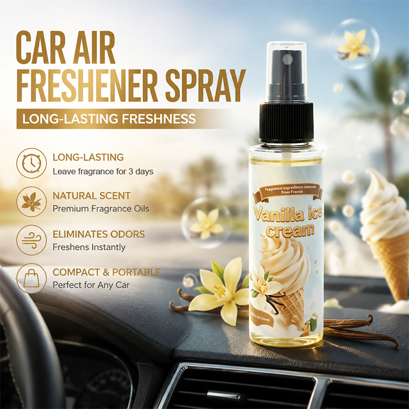 Home Fragrance Room Spray - 1pcs Vanilla Premium Car Air Freshener,