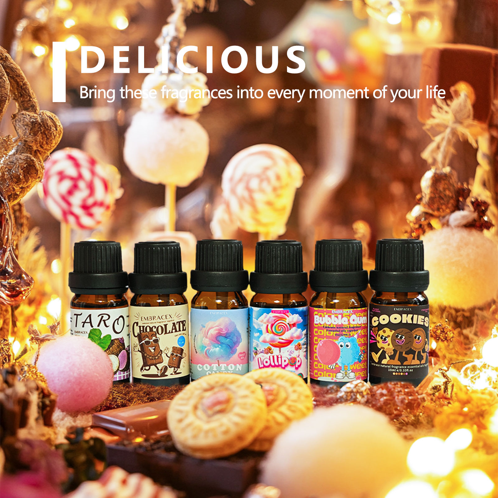 6PC/1Set Delicious Fragrance O - đánh giá và giá Home Fragrance Mist