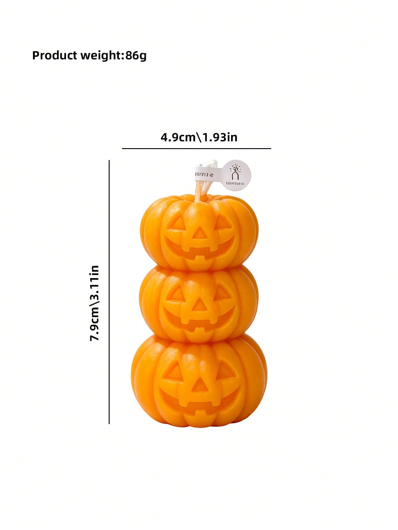 1pc Halloween 3-Layer Pumpkin  - đánh giá và giá Home Fragrance Long Lasting